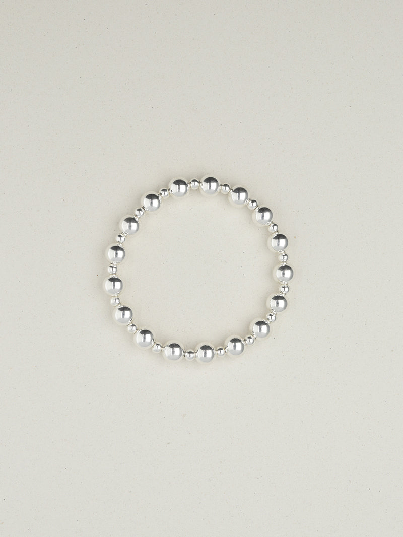 Perlenarmband Eagle Silber