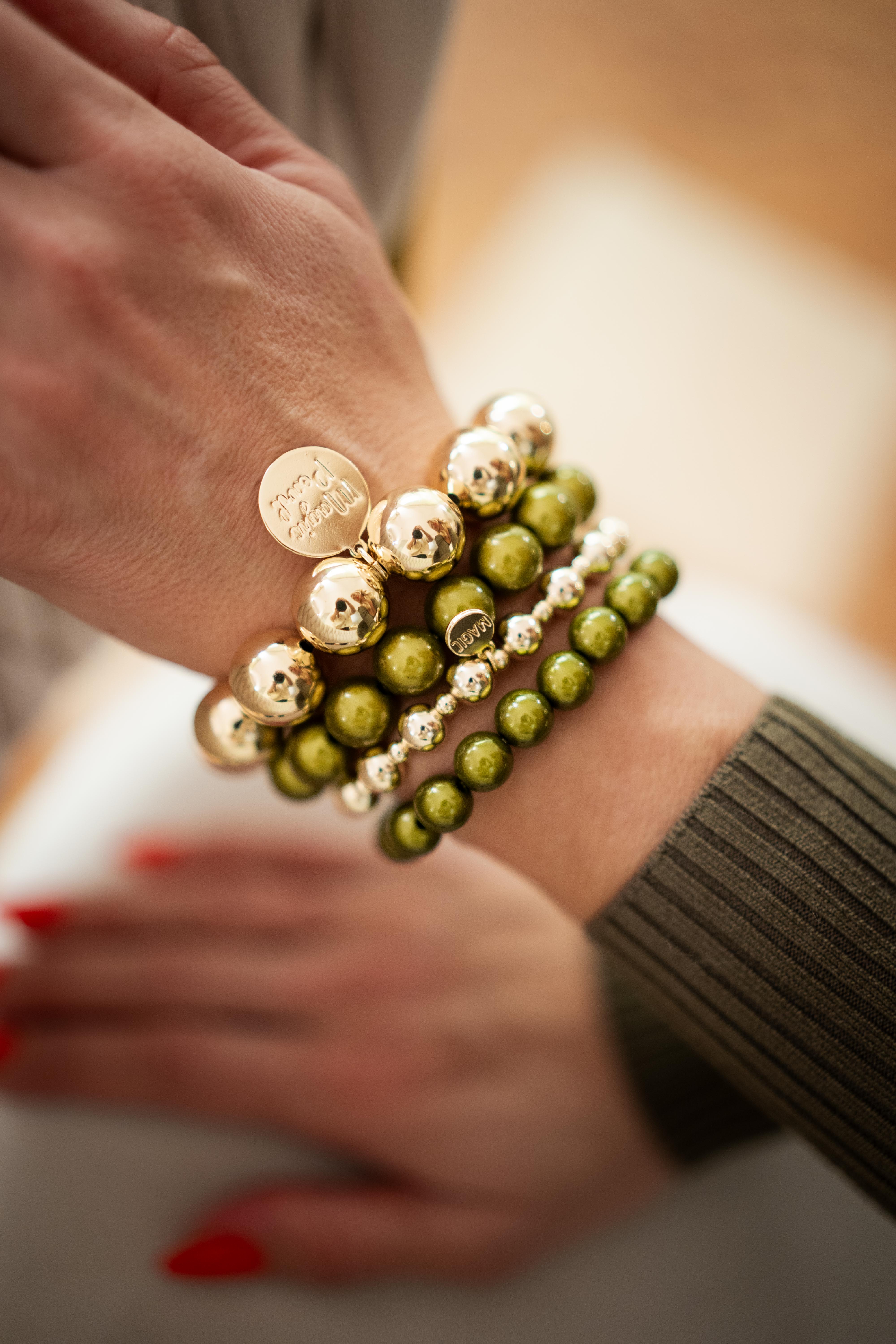 Set Oliv Chunky Gold