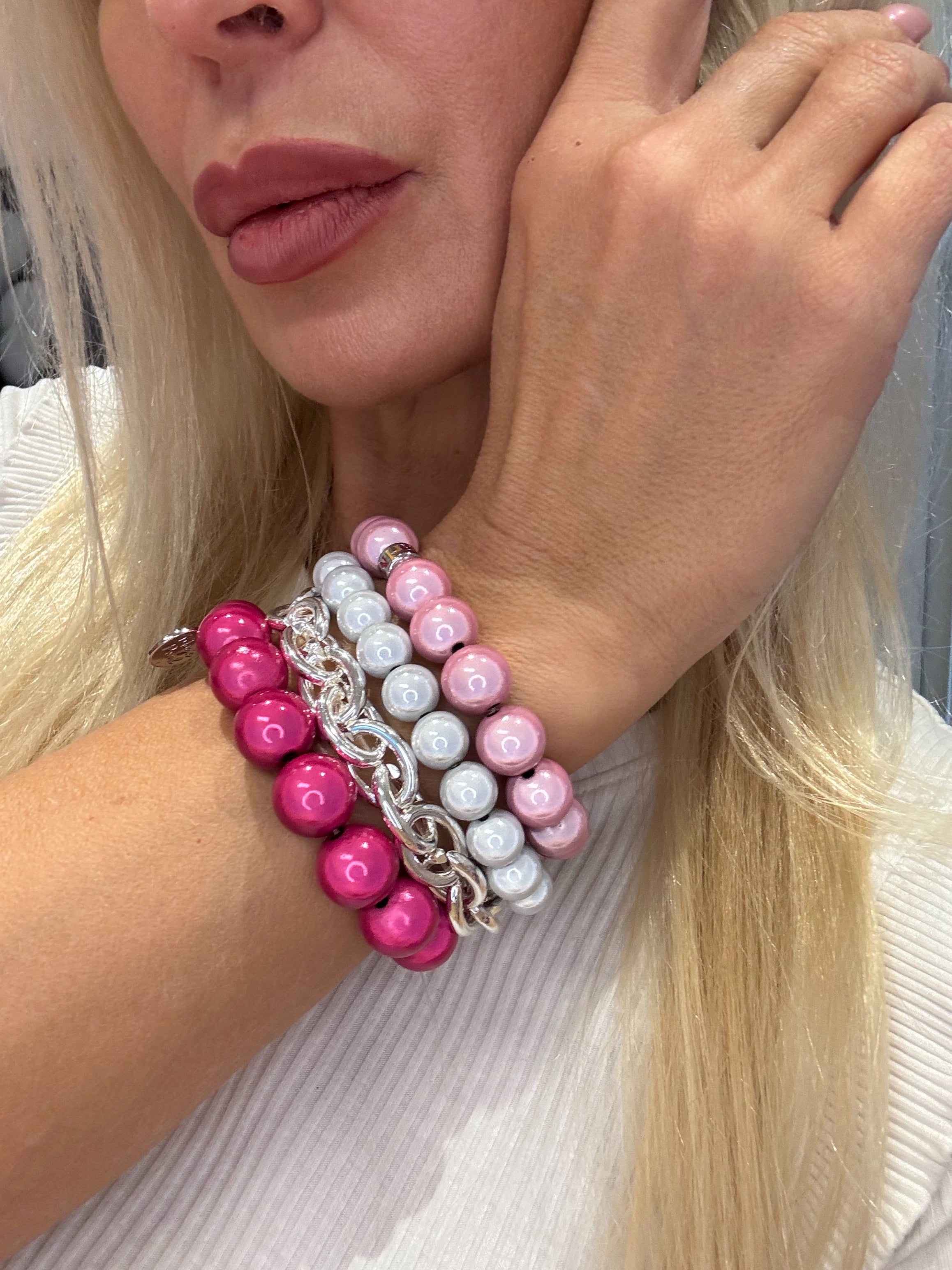 Set Pink Love Silver