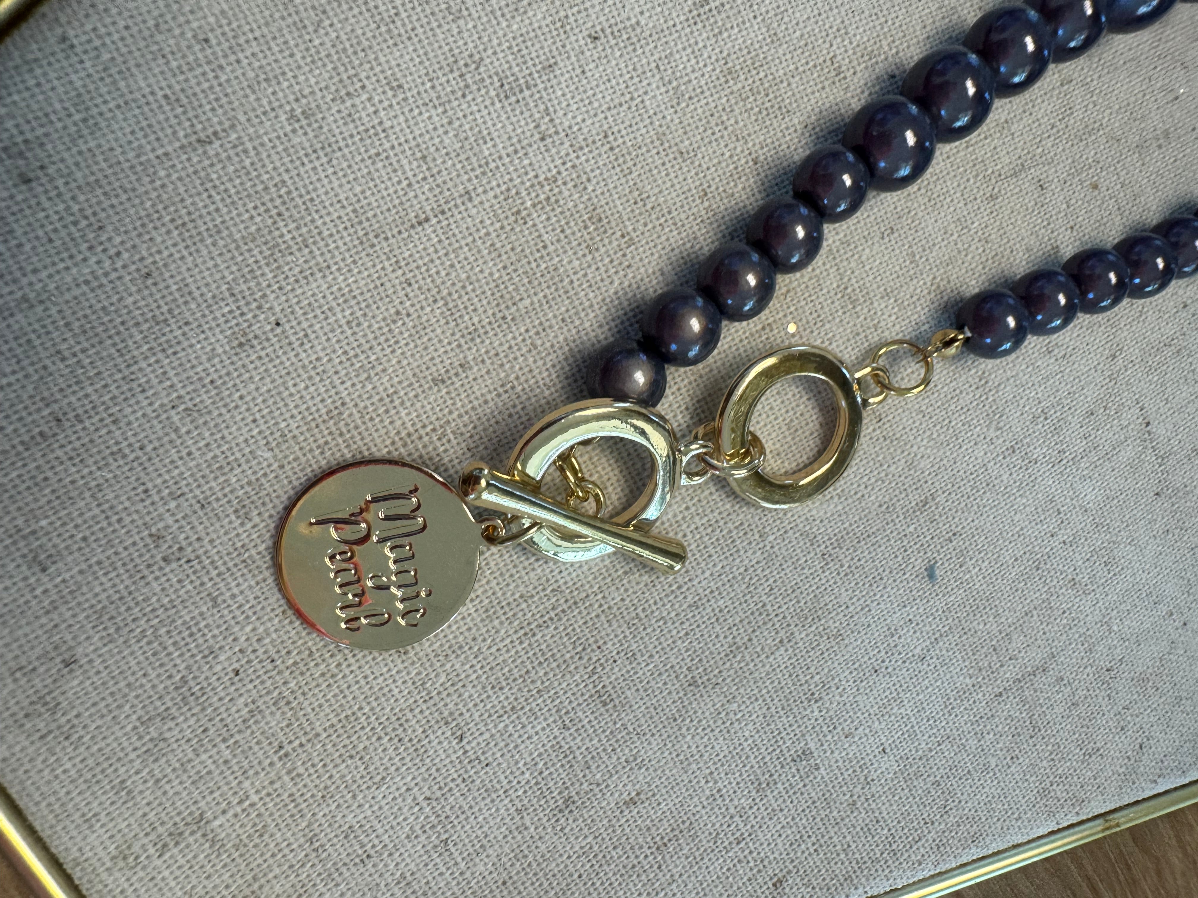 Halskette „Diamonds Delight Anthrazit „