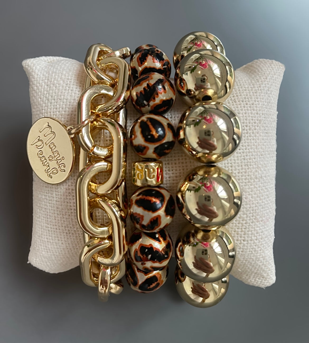 Set Leo Chunky Love gold