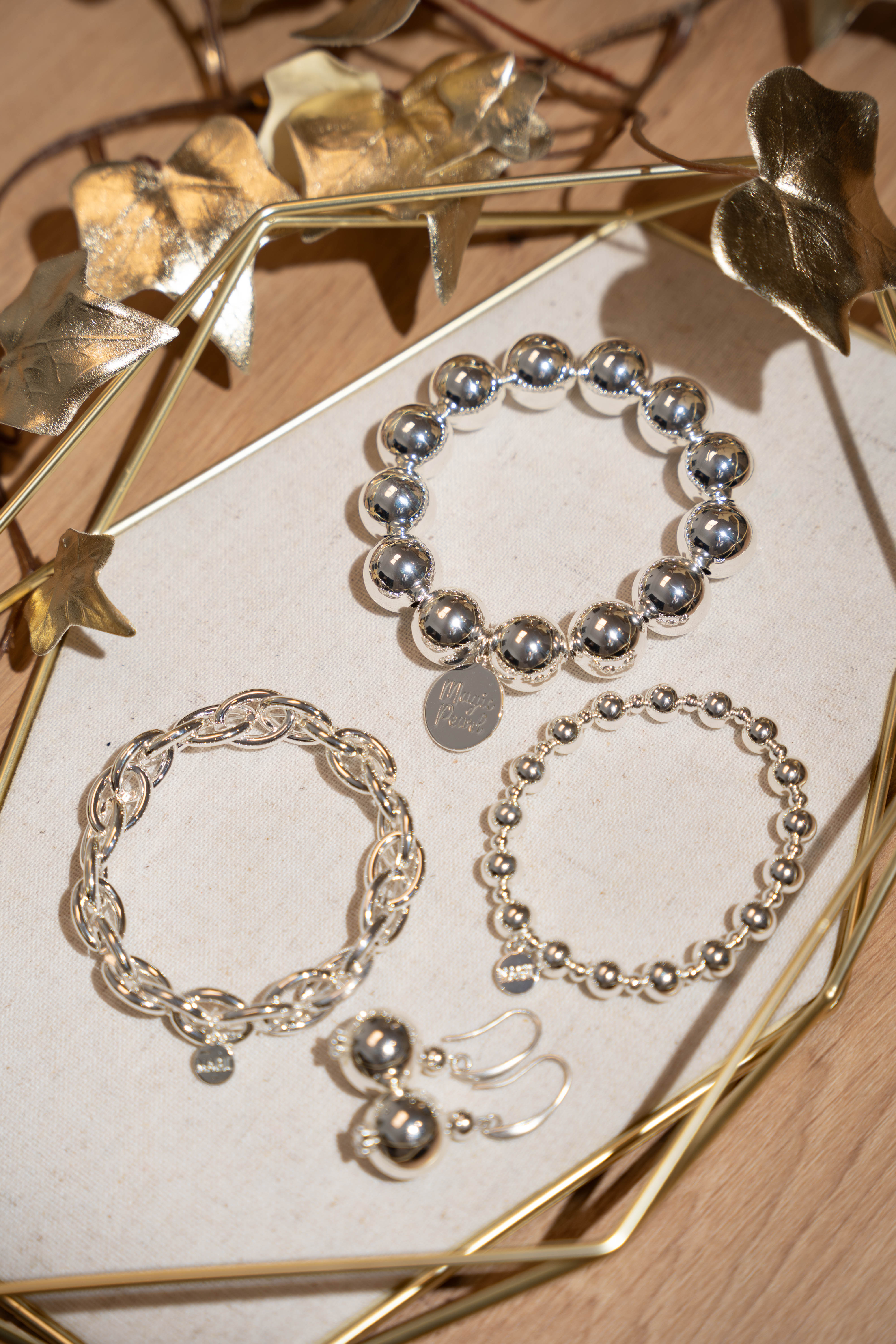 Set Silber Glam