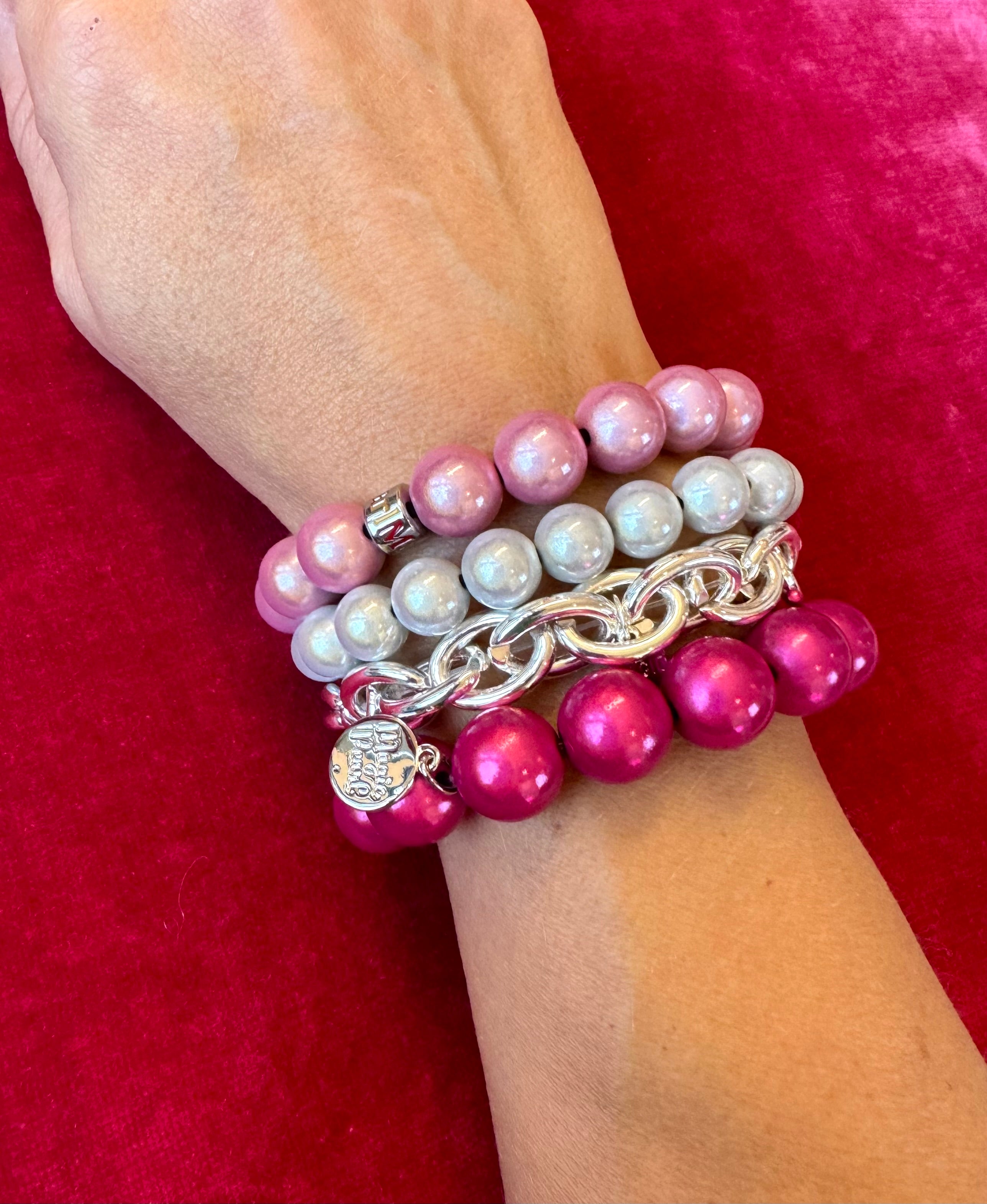 Set Pink Love Silver
