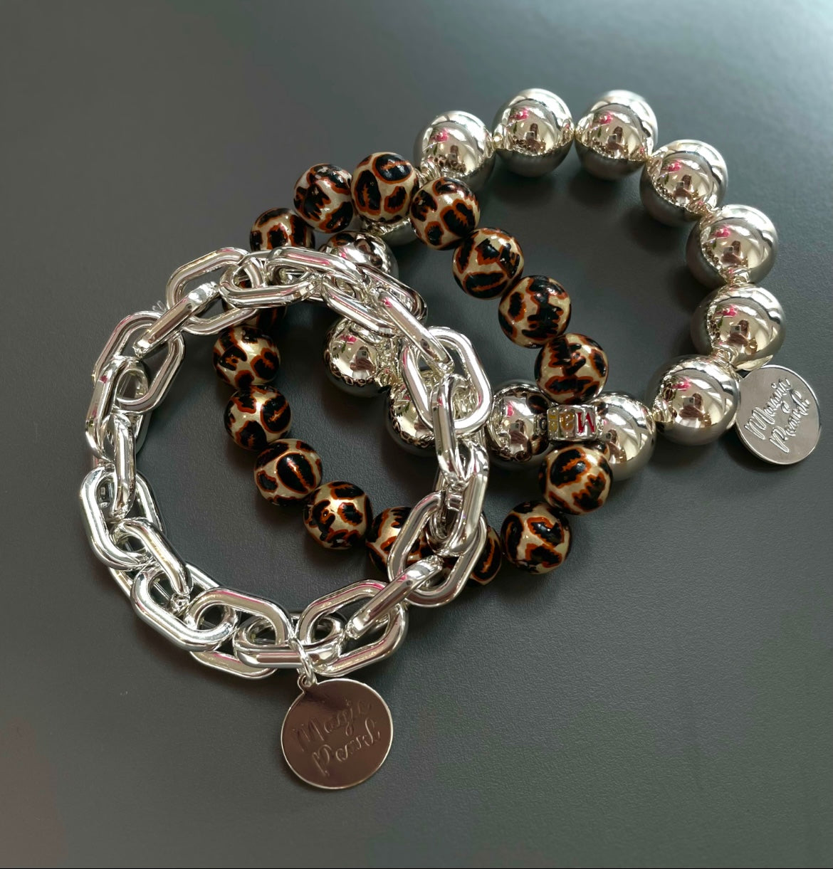 Set Leo Chunky Love Silver