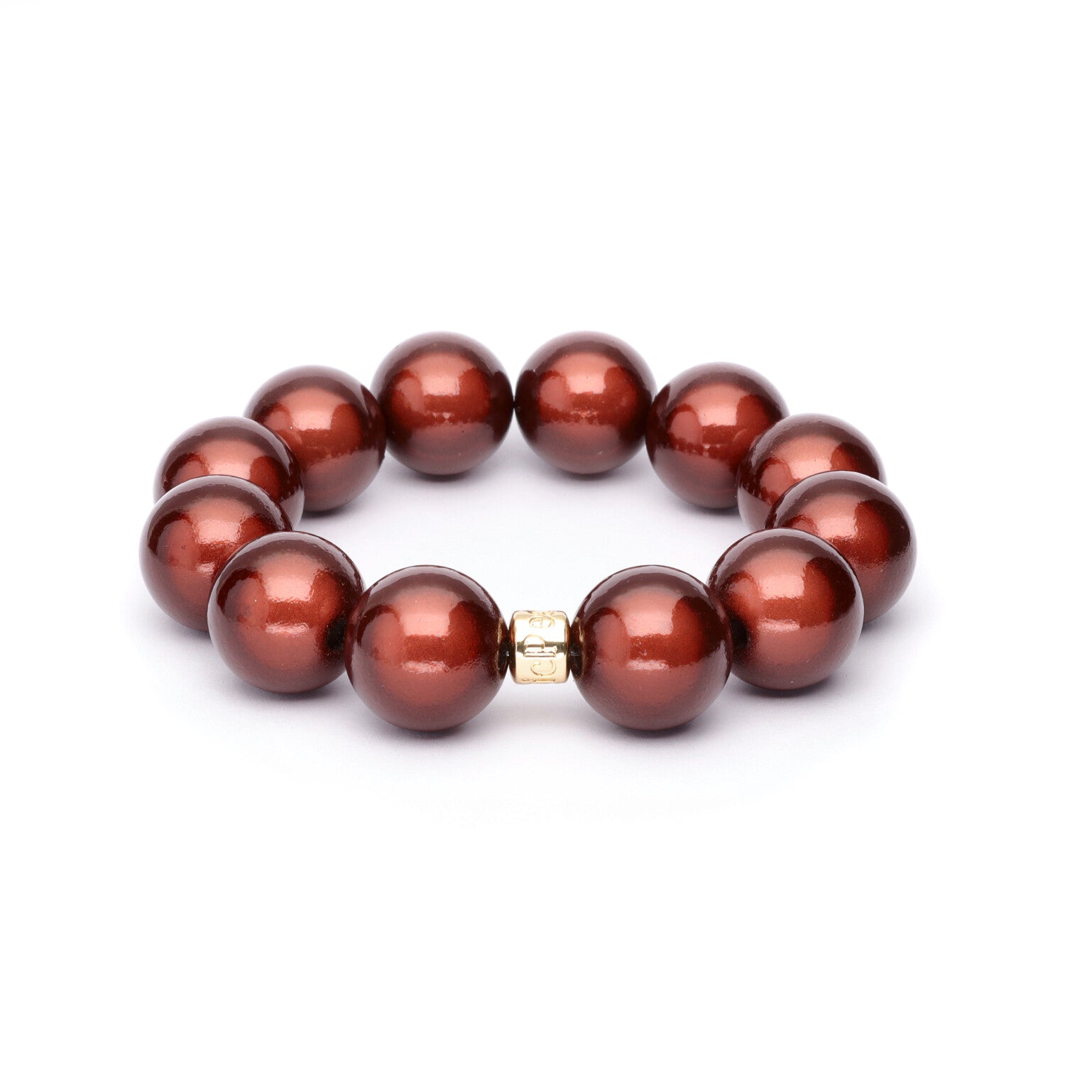 Perlenarmband Big Espresso