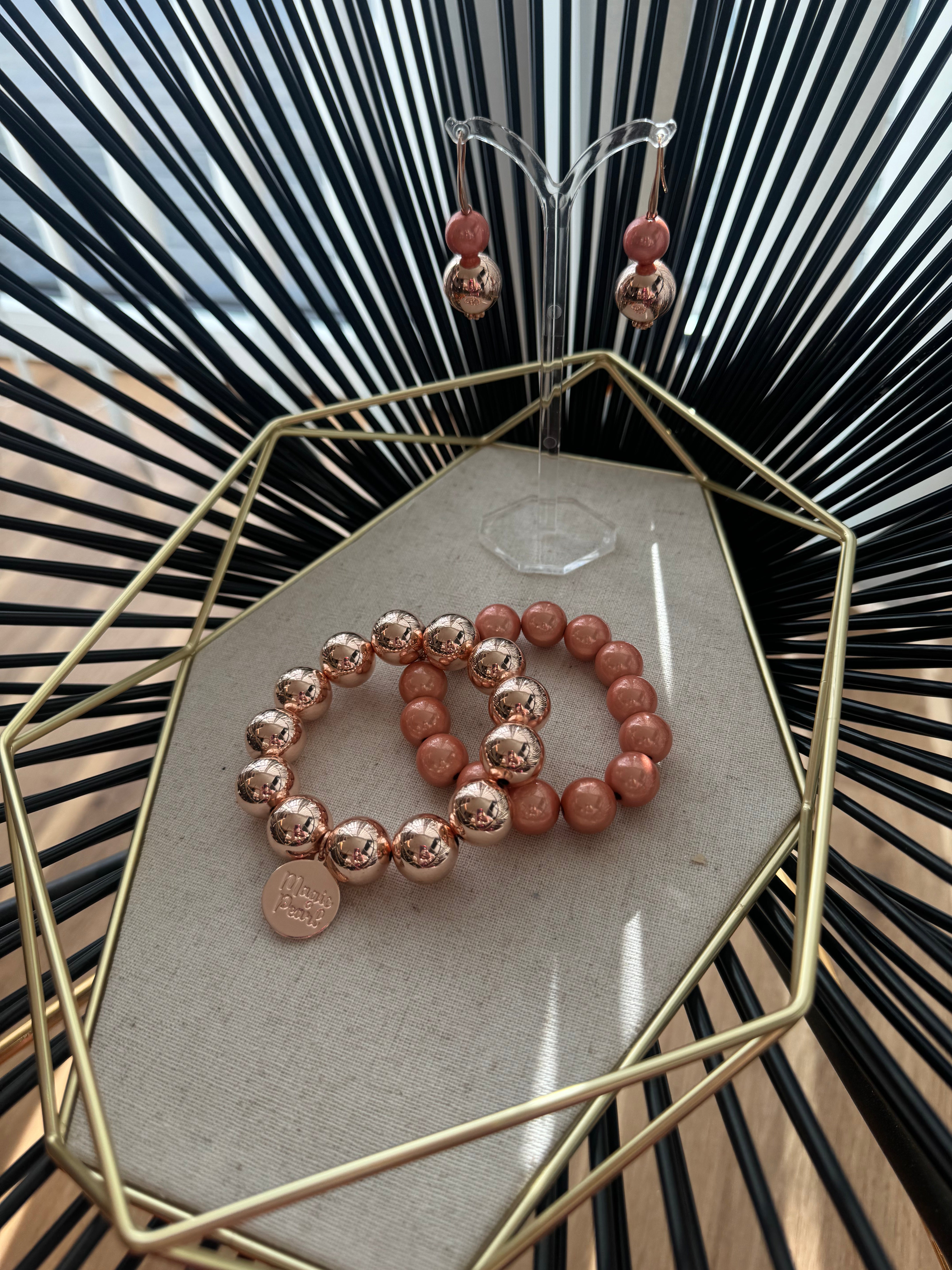 Peach Rosé Gold Set