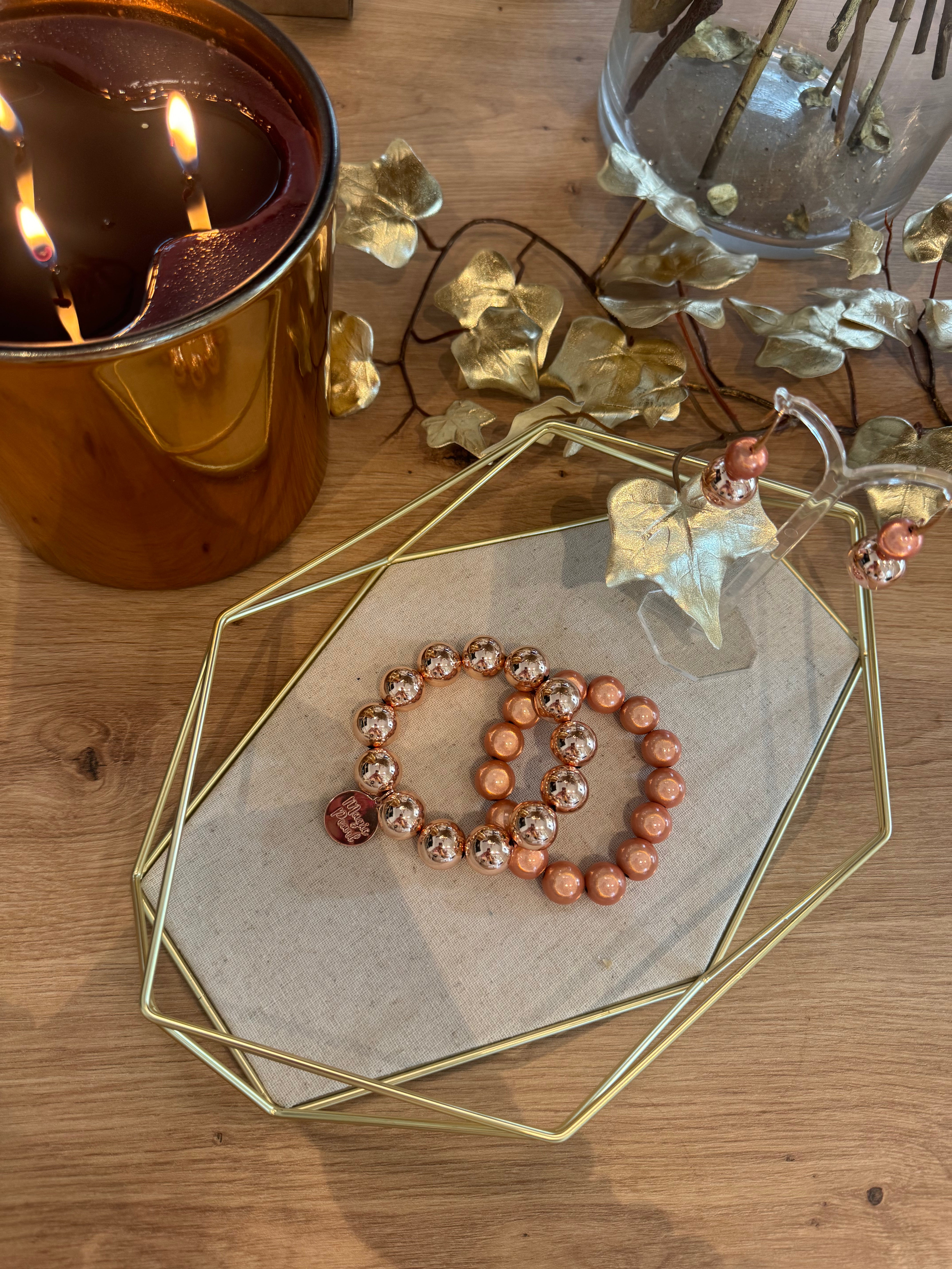 Peach Rosé Gold Set