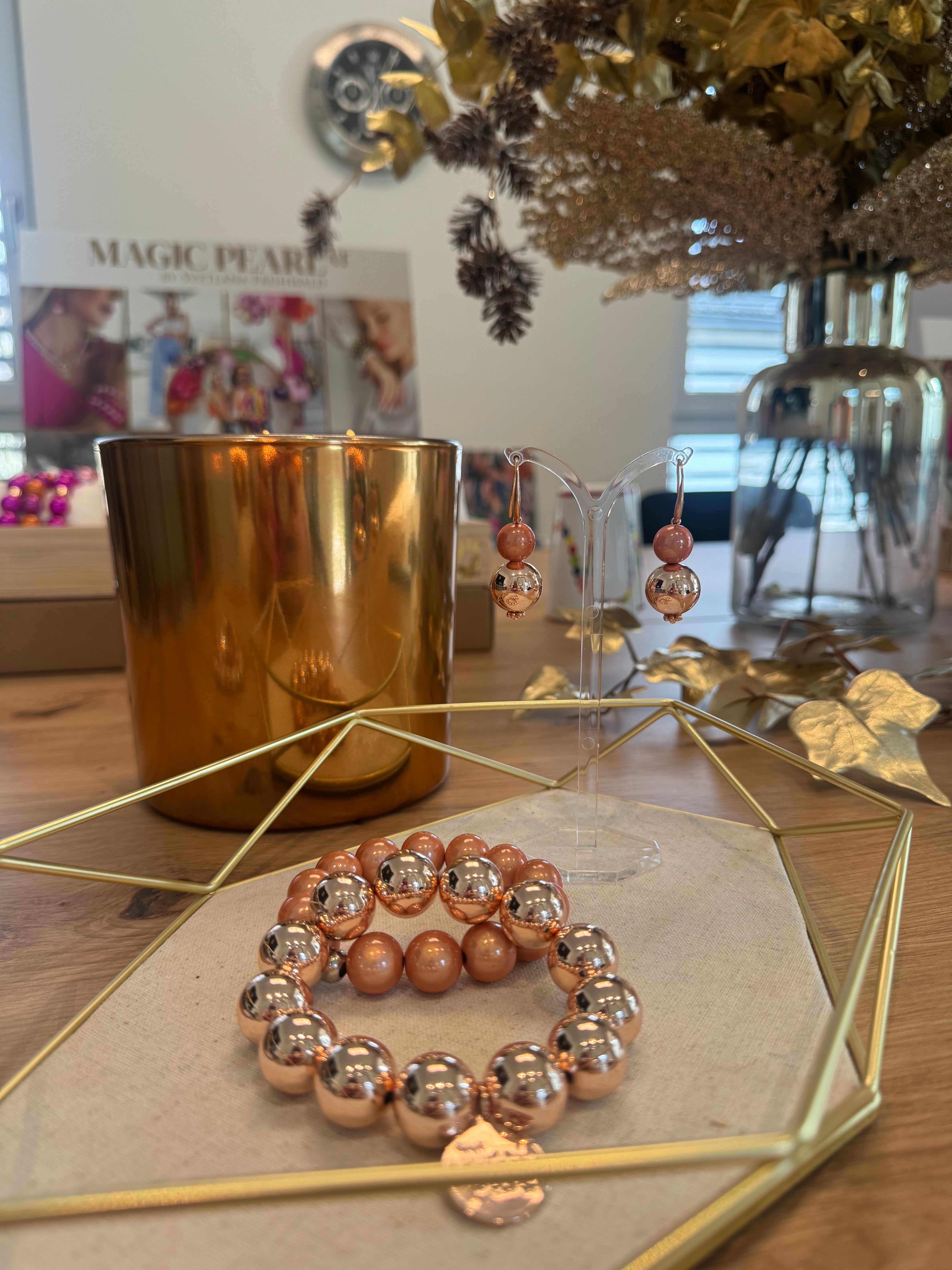 Peach Rosé Gold Set